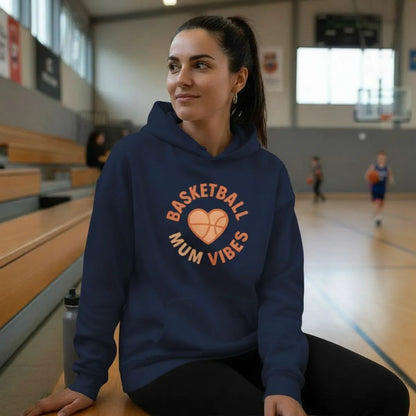 Basketball Mum Vibes Hoodie – Bio & Fair – Unisex Eco Hoodie