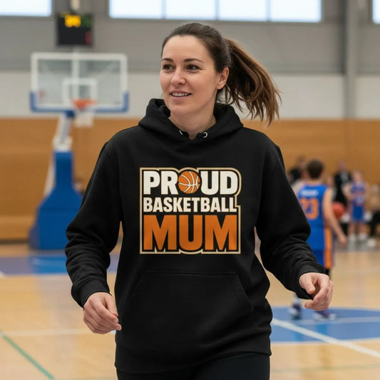 Basketball Mum Pride – Nachhaltiger Hoodie mit Power-Print