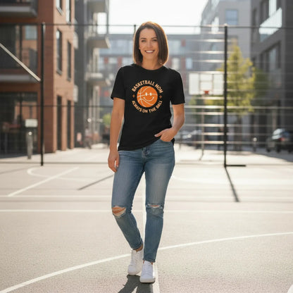 Basketball Mom Smiley Tee – Always on the Ball | CourtKings