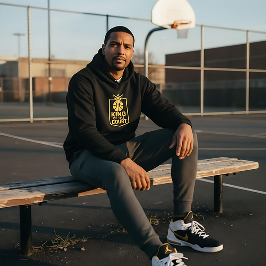 King of the Court 2 – Basketball Dad Hoodie (Organic Cotton)