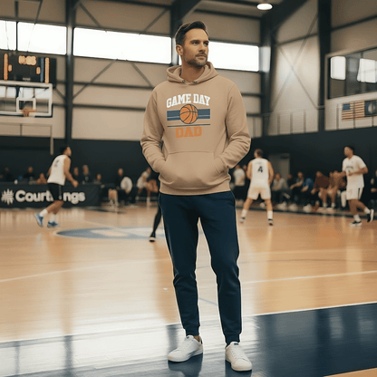 Game Day Dad – Basketball Hoodie (Organic Cotton)