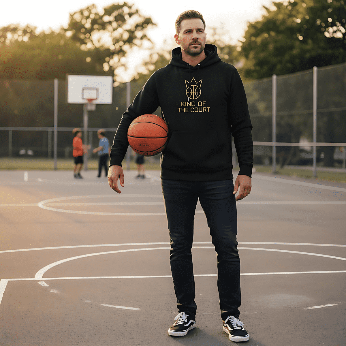 King of the Court – Premium Basketball Hoodie (Organic Cotton)