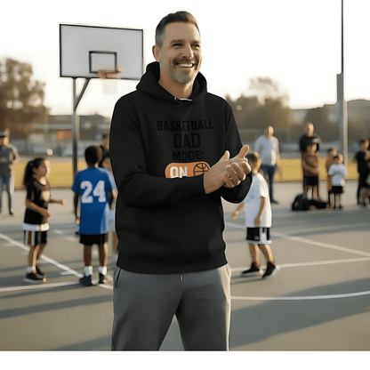 Basketball Dad Mode: ON – Hoodie für echte Basketball Dads (Organic Cotton)