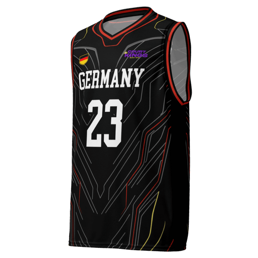 Personalisierbares „Deutschland“ Basketballtrikot