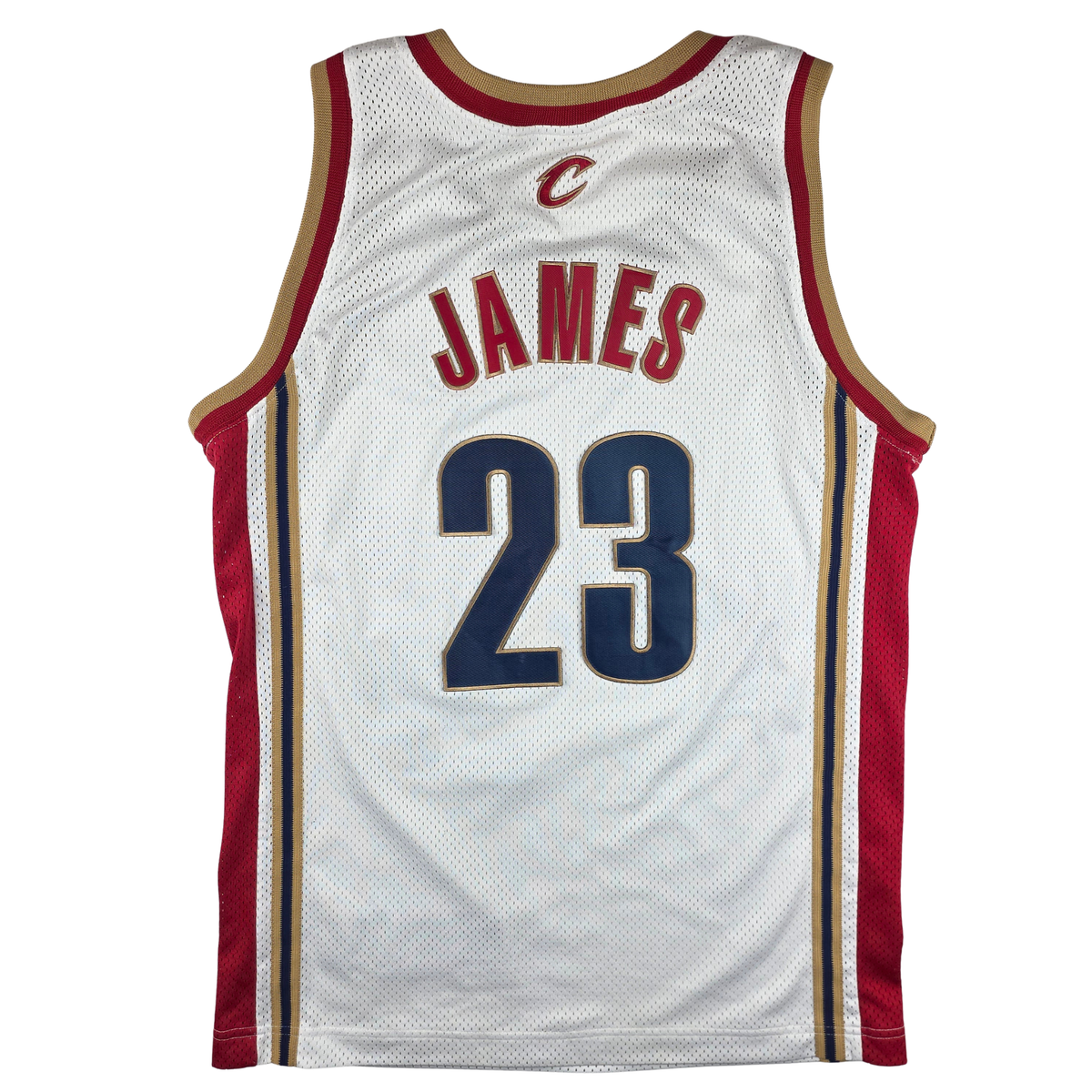 Cleveland Cavaliers LeBron James #23 Trikot – Champion (weiß) – Gr. S
