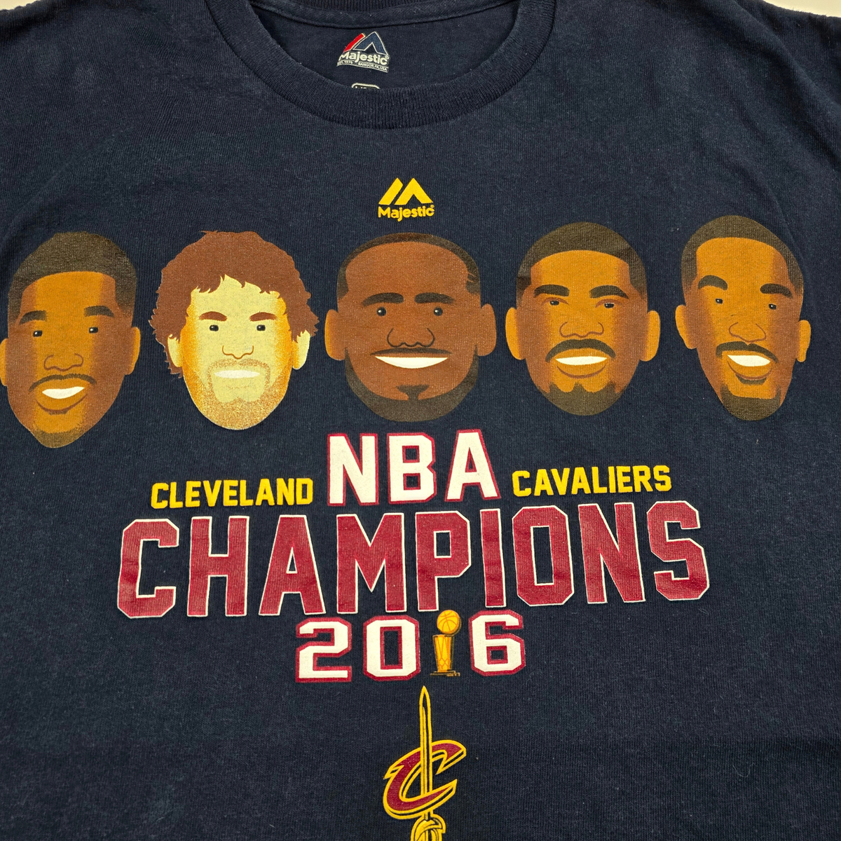 Cleveland Cavaliers NBA Champions 2016 T-Shirt – Majestic (navy) – Gr. L