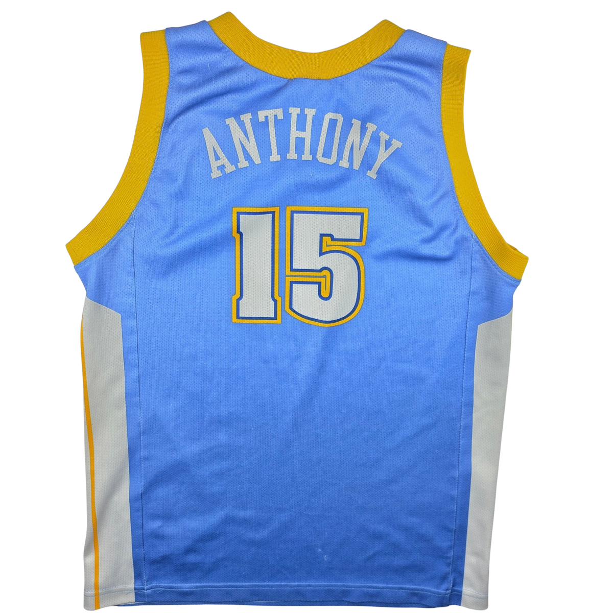 Denver Nuggets Carmelo Anthony #15 Kindertrikot – Champion (hellblau) – Gr. XL (162/167)