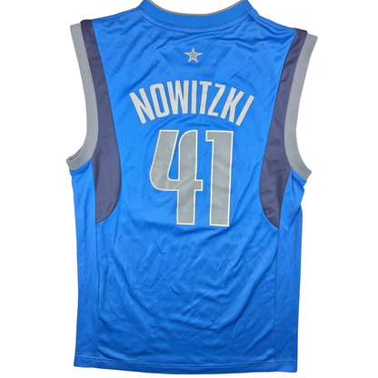Dallas Mavericks Dirk Nowitzki #41 Trikot – adidas Replica (blau) – Gr. S