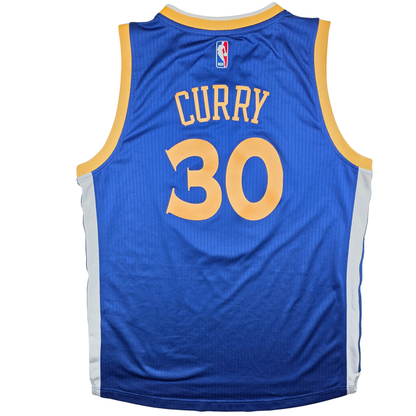Golden State Warriors Stephen Curry #30 Trikot – adidas Swingman (blau) – Gr. L