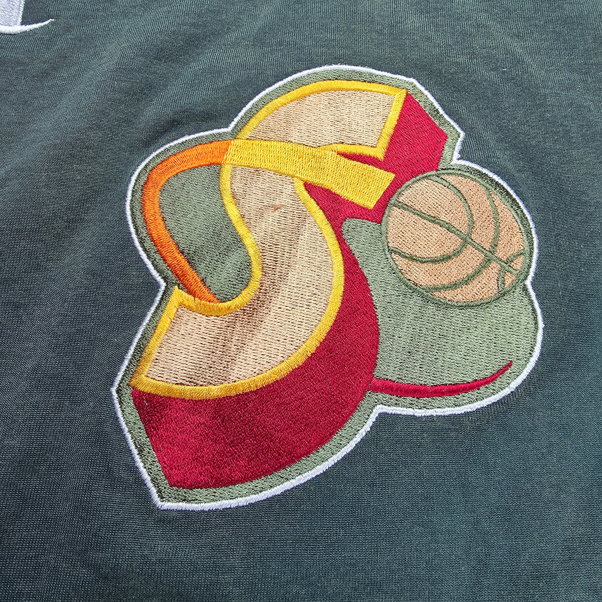 Seattle SuperSonics Warm-Up Half-Zip – Champion NBA Authentics 90s (grün) – Gr. XL (48)