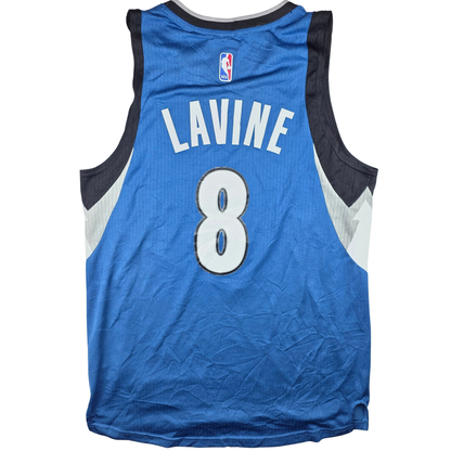 Minnesota Timberwolves Zach LaVine #8 Trikot – adidas Swingman (blau) – Gr. S