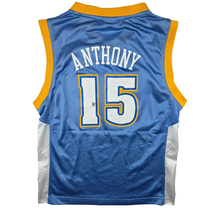 Denver Nuggets Carmelo Anthony #15 Kindertrikot – Reebok (hellblau) – Gr. M (10-12)