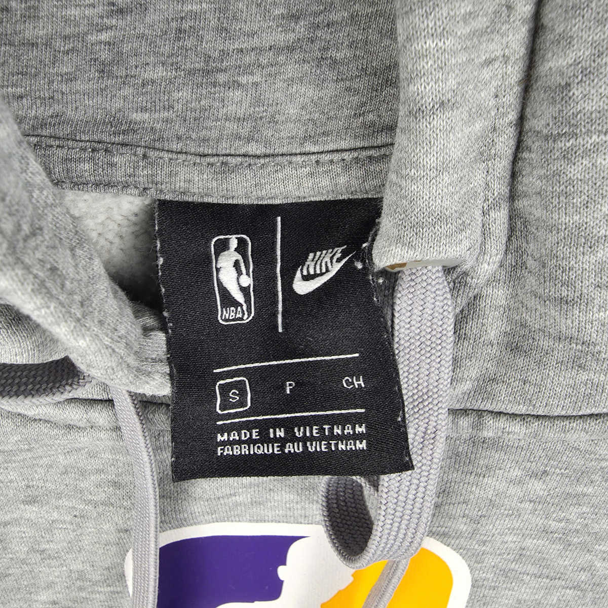 Los Angeles Lakers NBA-Logo Hoodie – Nike (grau) – Gr. S