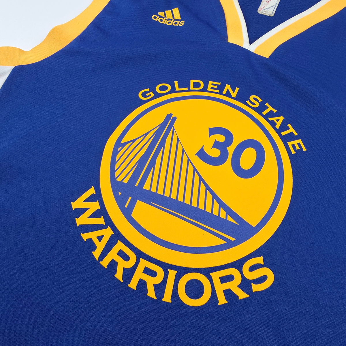 Golden State Warriors Stephen Curry #30 Trikot – adidas Replica (blau) – Gr. M