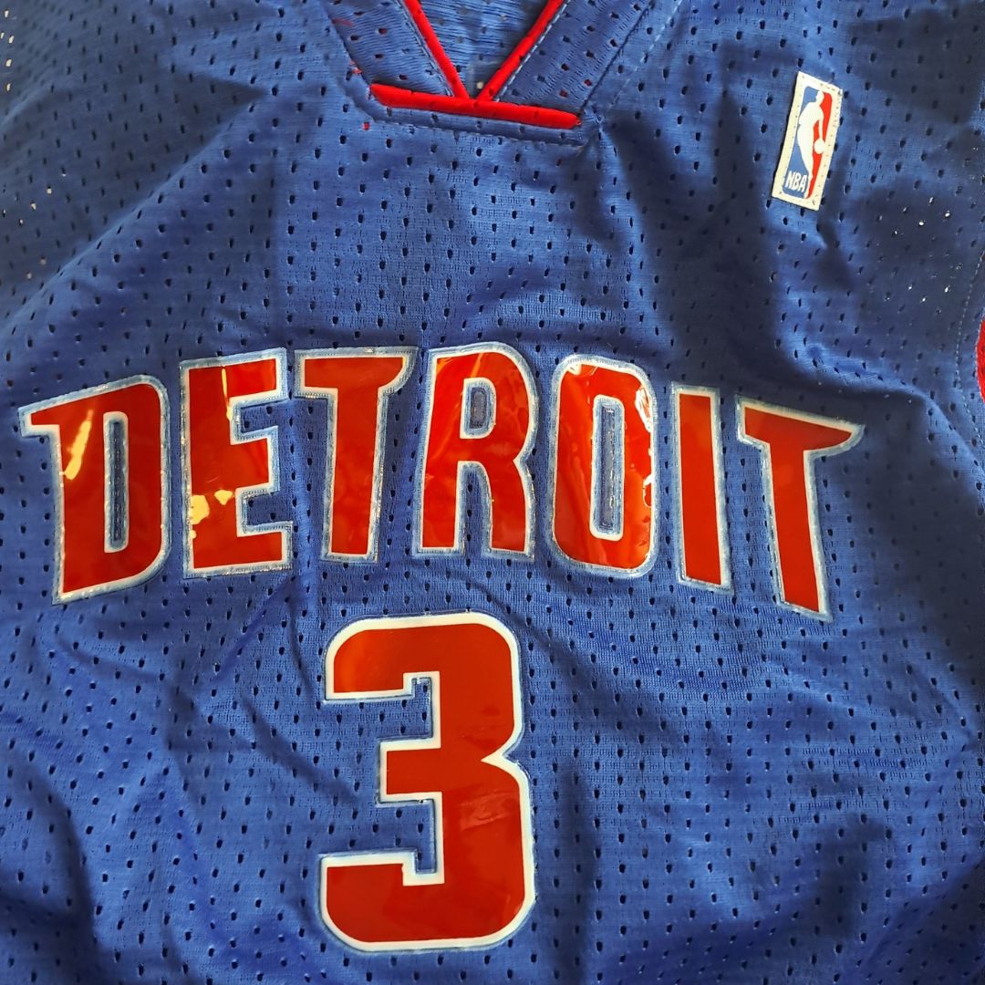 Ben Wallace #3 Detroit Pistons – Champion Authentic NBA Jersey (Vintage) – Größe 52 / XXL