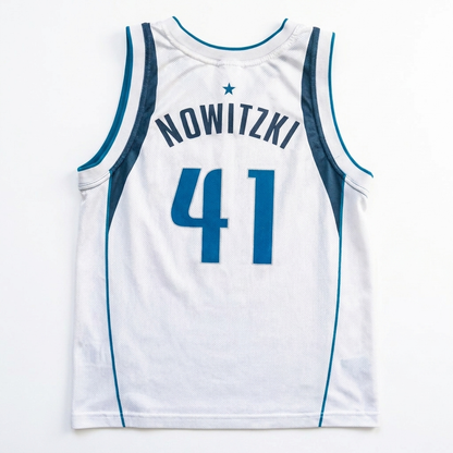 Champion Dallas Mavericks Trikot Dirk Nowitzki #41 Vintage NBA Jersey Gr. S