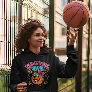 Basketball Mom Hoodie – Nachhaltiger Bio-Hoodie für sportliche Mamas | CourtKings