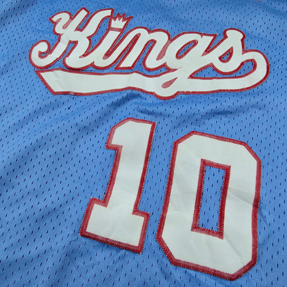 Sacramento Kings Mike Bibby #10 Trikot – Reebok Hardwood Classics (hellblau) – Gr. M