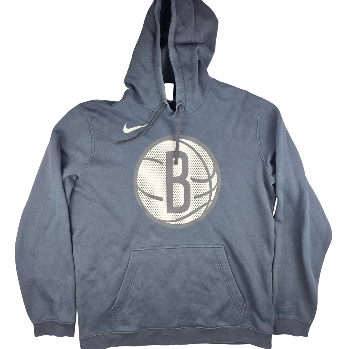 Brooklyn Nets Logo Hoodie – Nike (schwarz) – Gr. L