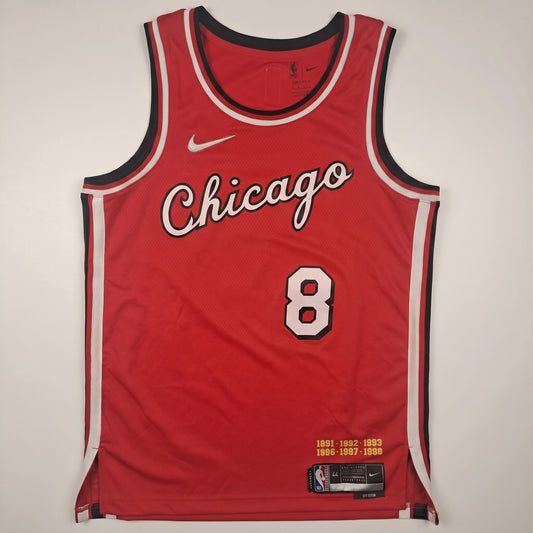 Nike NBA Jersey Chicago Bulls #8 Rot – Herren 44 (Throwback, gebraucht)