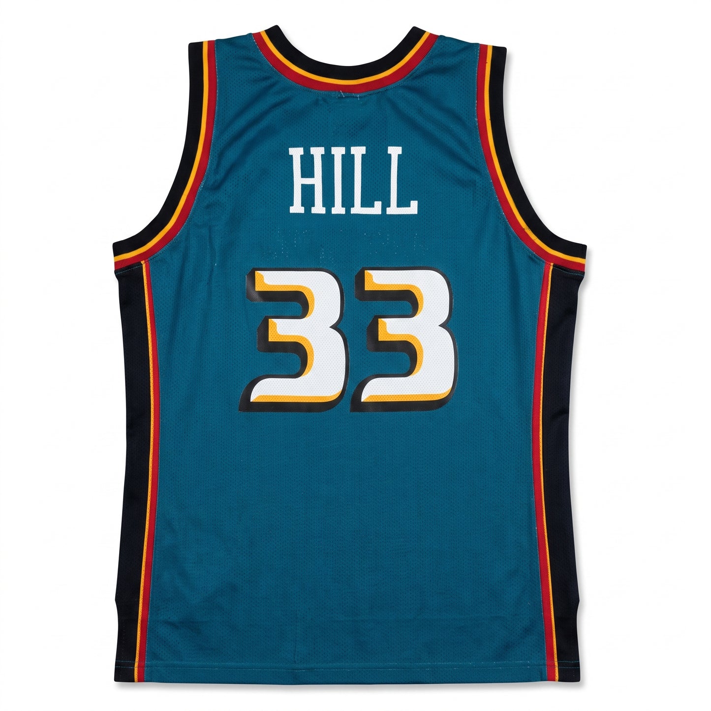 Grant Hill #33 Detroit Pistons Trikot – Champion Teal (Vintage 90s/00s, XS)