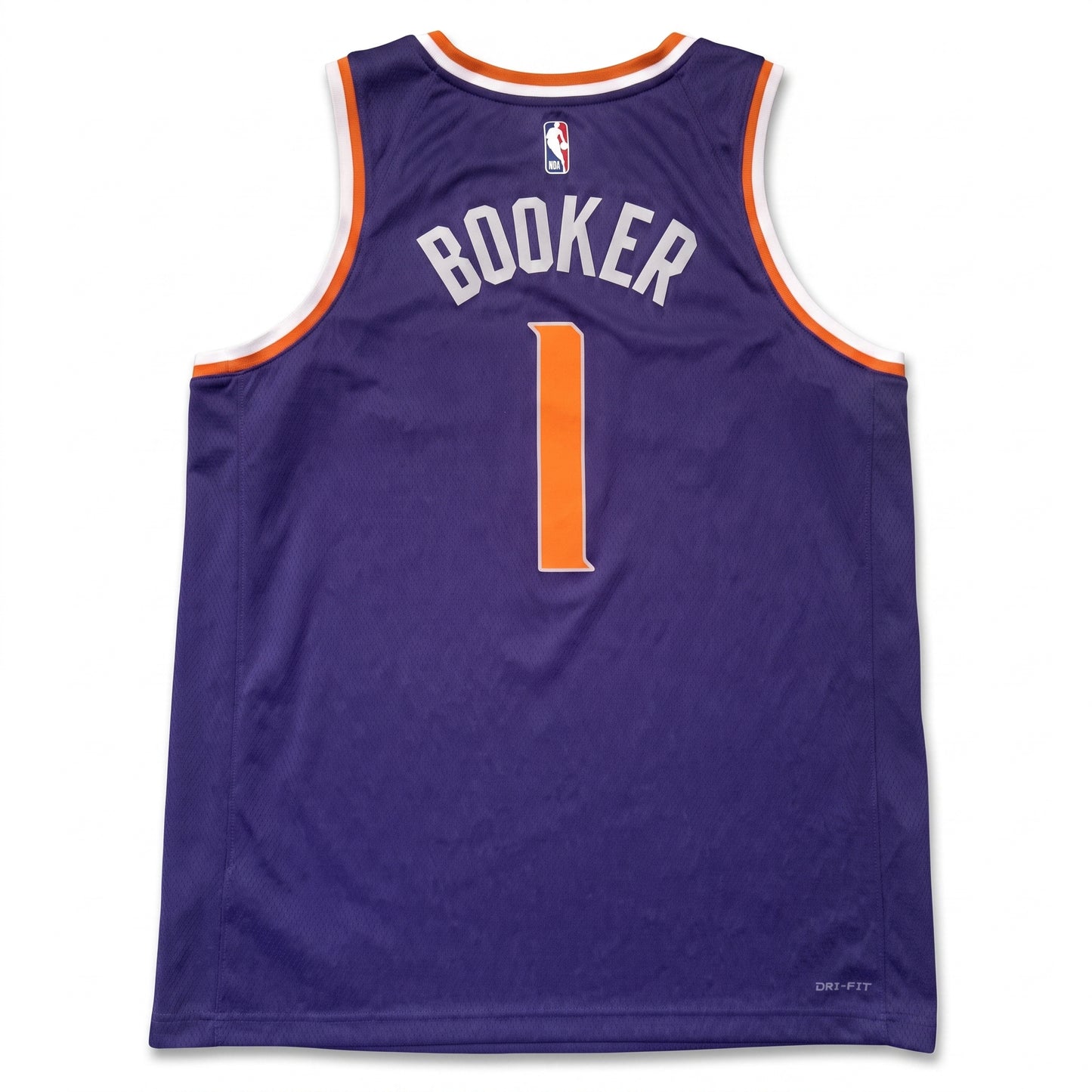 Devin Booker #1 Phoenix Suns Trikot – Nike Icon Edition Swingman (Purple, XL/52)