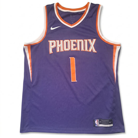 Devin Booker #1 Phoenix Suns Trikot – Nike Icon Edition Swingman (Purple, XL/52)