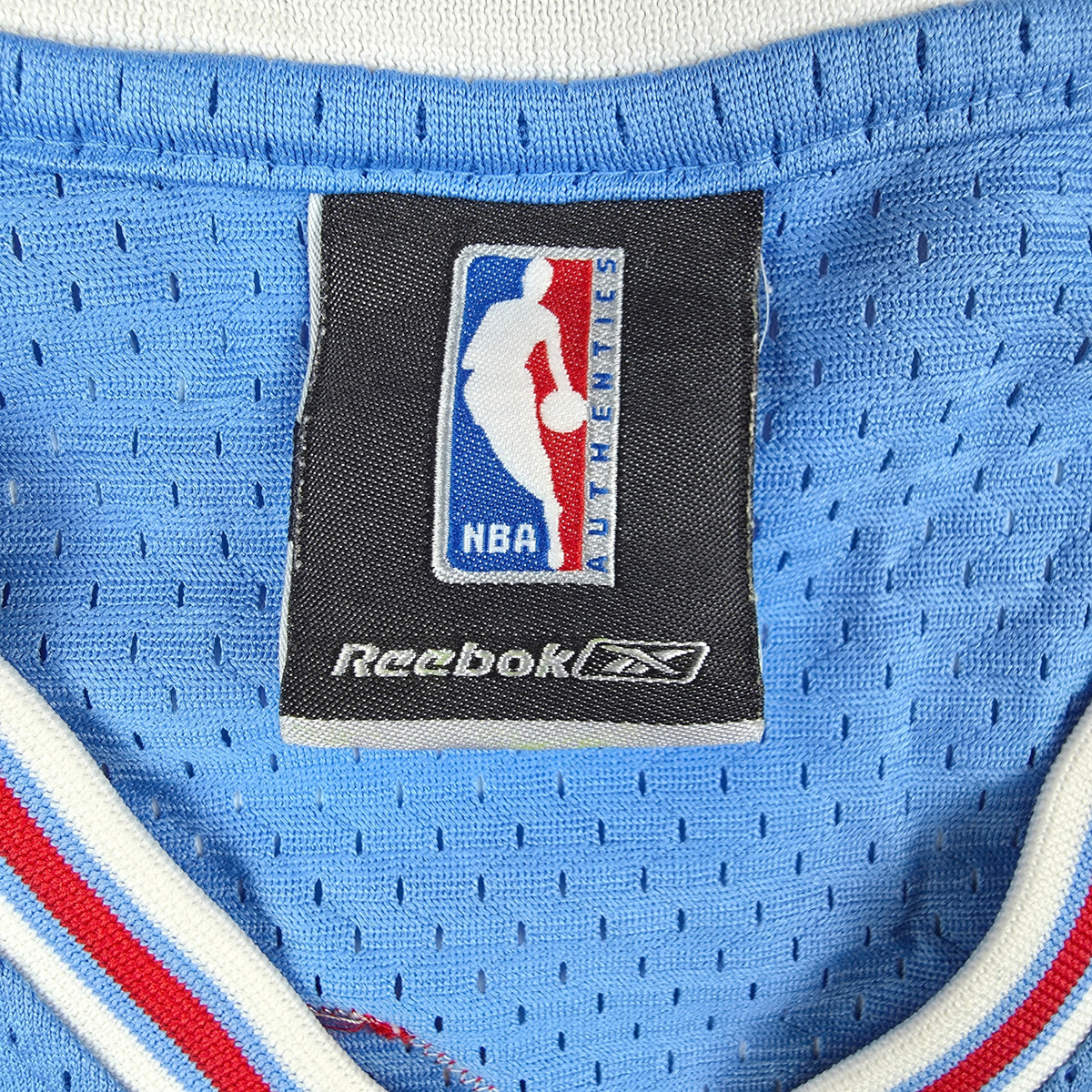 Sacramento Kings Mike Bibby #10 Trikot – Reebok Hardwood Classics (hellblau) – Gr. M