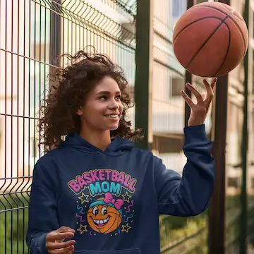 Basketball Mom Hoodie – Nachhaltiger Bio-Hoodie für sportliche Mamas | CourtKings