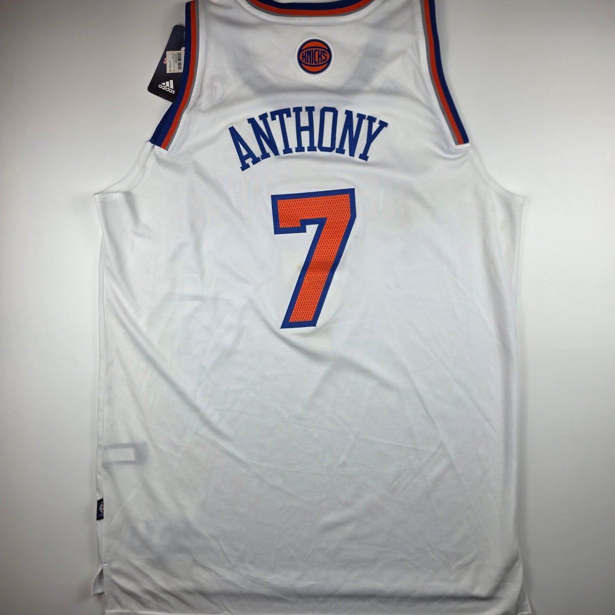 New York Knicks Carmelo Anthony #7 Trikot – adidas (weiß) – Gr. XL