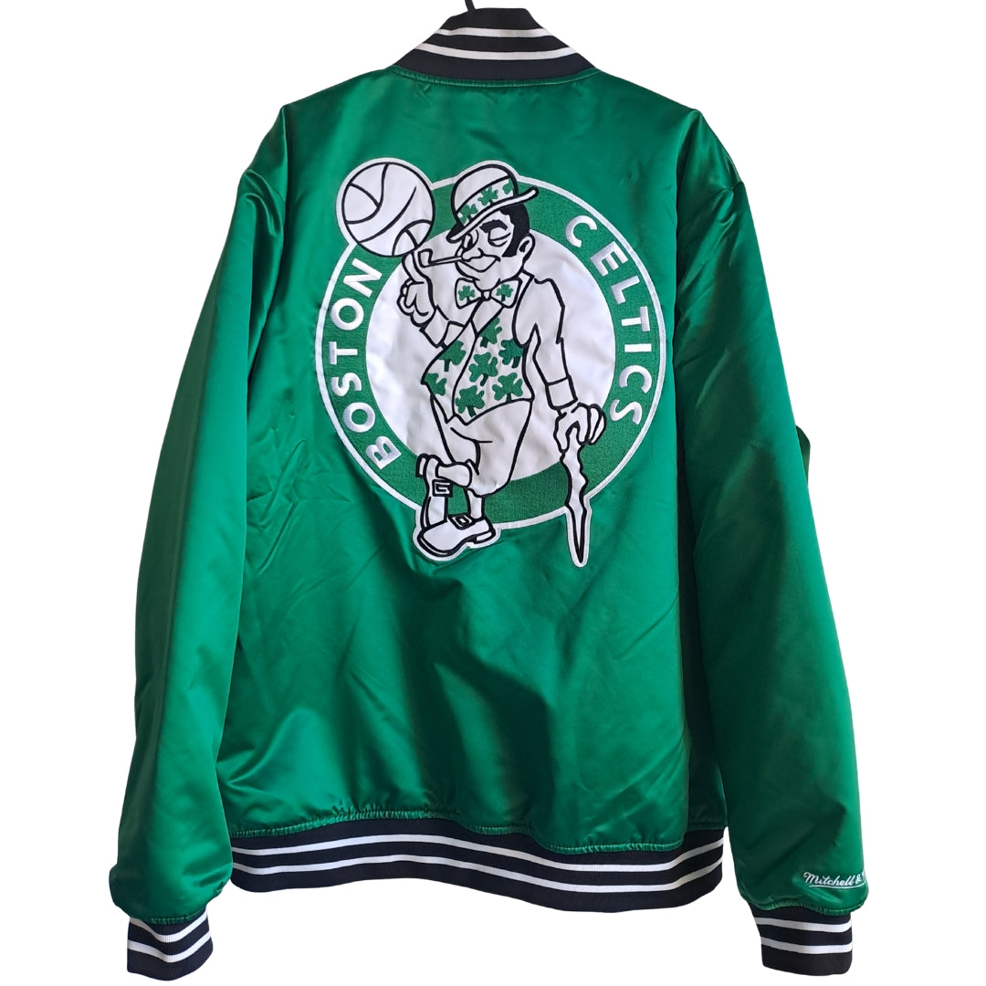 Boston Celtics NBA Finals 2008 Jacke – Mitchell & Ness – Größe XL – Satin Bomber Jacket