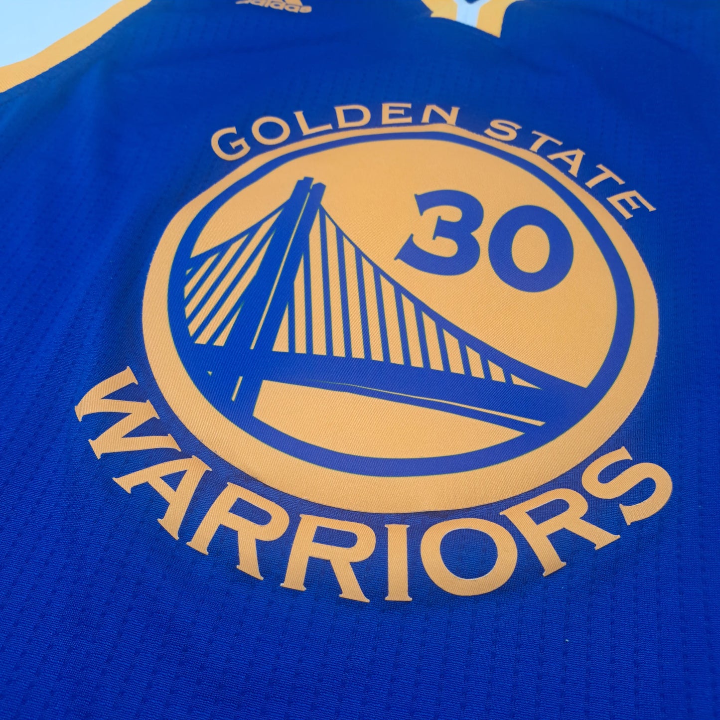 Adidas Golden State Warriors #30 Stephen Curry NBA Jersey – Vintage Blau Herren L | Secondhand