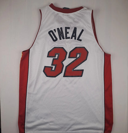 Reebok Miami Heat #32 Shaquille O'Neal NBA Authentics Jersey – Vintage Weiß Herren L | Secondhand