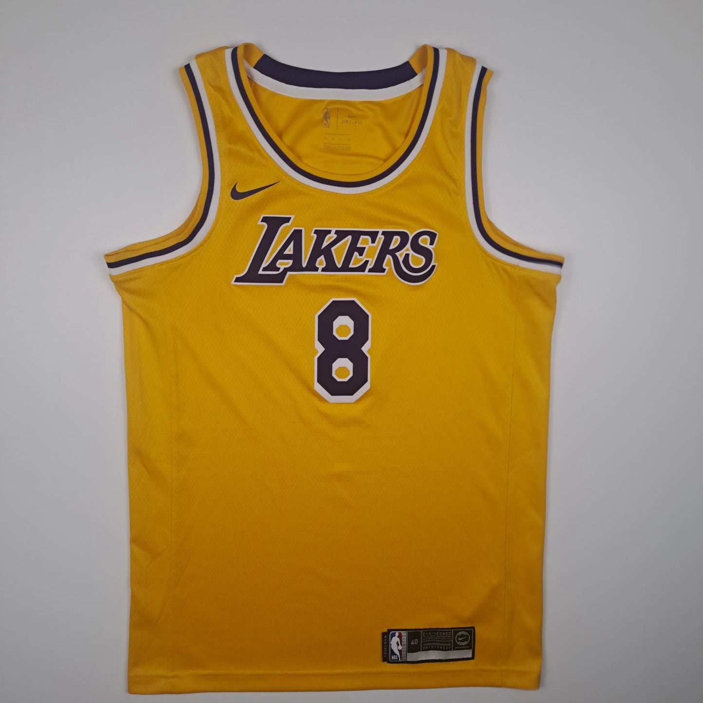 Nike Los Angeles Lakers #8 Kobe Bryant NBA Jersey – Vintage Gelb Herren S | Secondhand