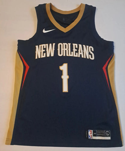 Nike New Orleans Pelicans #1 Zion Williamson Swingman Jersey – Vintage Herren M Secondhand