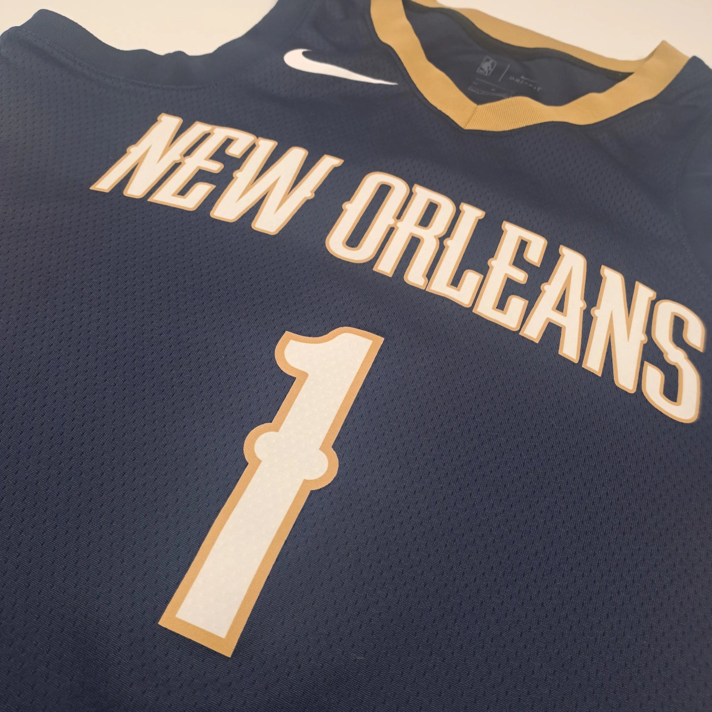 Nike NBA Jersey New Orleans Pelicans #1 Zion Williamson Navy – Herren 44 (gebraucht)