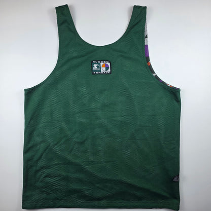 Starter „Rugged Terrain“ Wende-Tank – Vintage 90s (grün/Aztec) – Gr. L