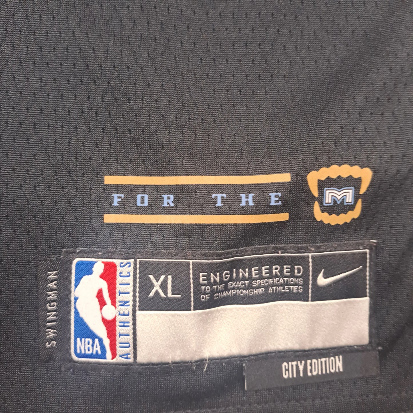 Nike NBA Jersey Memphis Grizzlies #12 Ja Morant Schwarz – Herren M City Edition (gebraucht)