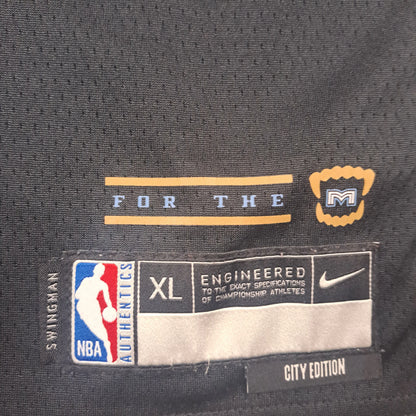 Nike NBA Jersey Memphis Grizzlies #12 Ja Morant Schwarz – Herren M City Edition (gebraucht)