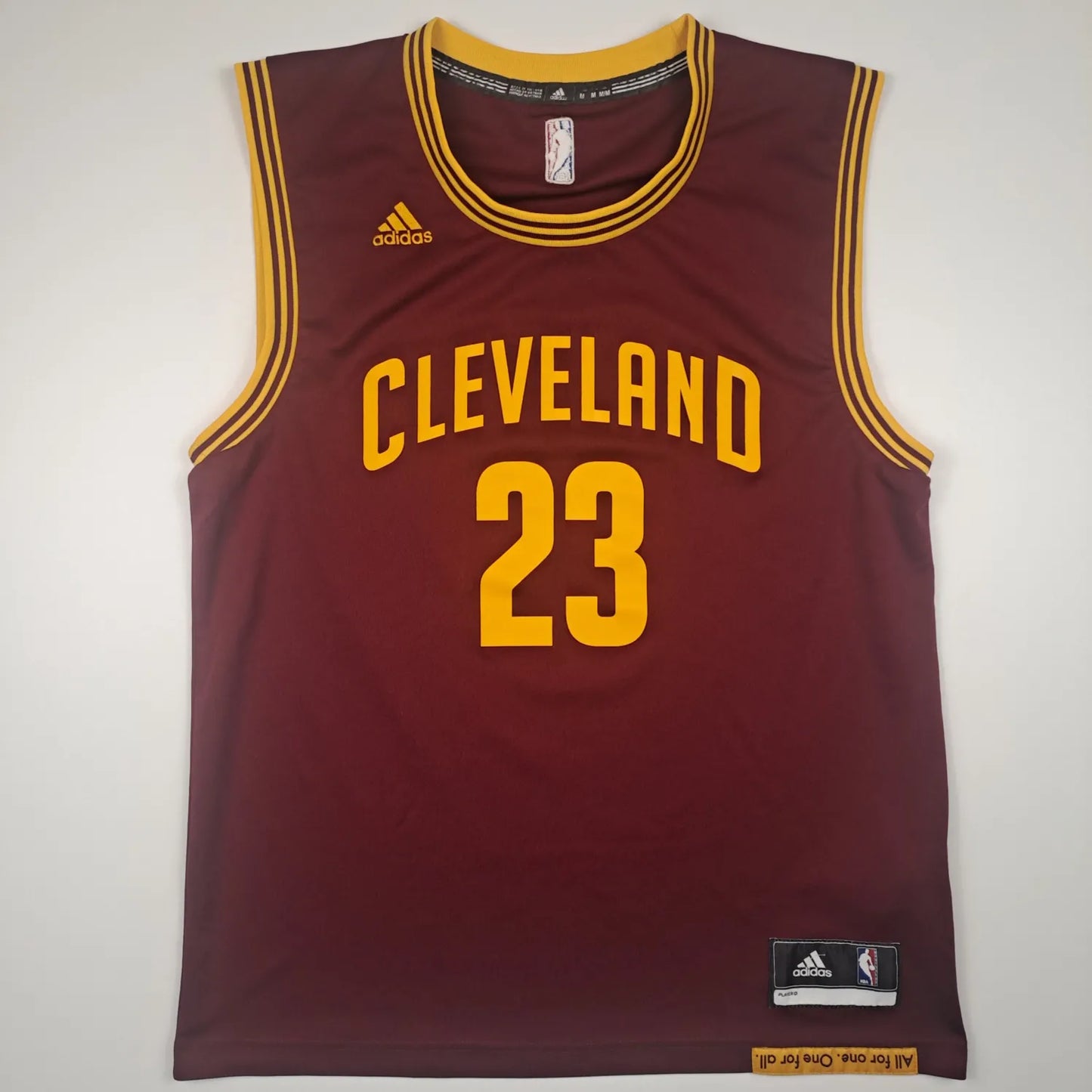 Adidas Cleveland Cavaliers #23 LeBron James NBA Jersey – Vintage Bordeaux Herren M | Secondhand