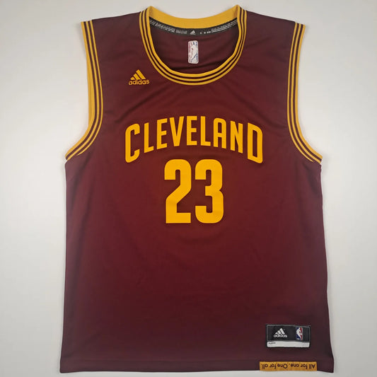 Adidas Cleveland Cavaliers #23 LeBron James NBA Jersey – Vintage Bordeaux Herren M | Secondhand