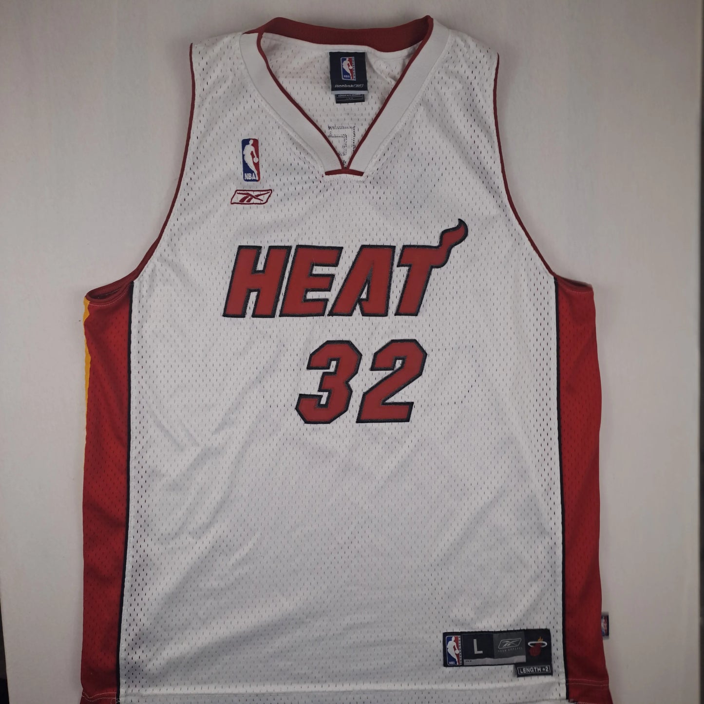 Reebok Miami Heat #32 Shaquille O'Neal NBA Authentics Jersey – Vintage Weiß Herren L | Secondhand