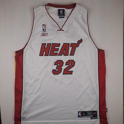 Reebok Miami Heat #32 Shaquille O'Neal NBA Authentics Jersey – Vintage Weiß Herren L | Secondhand