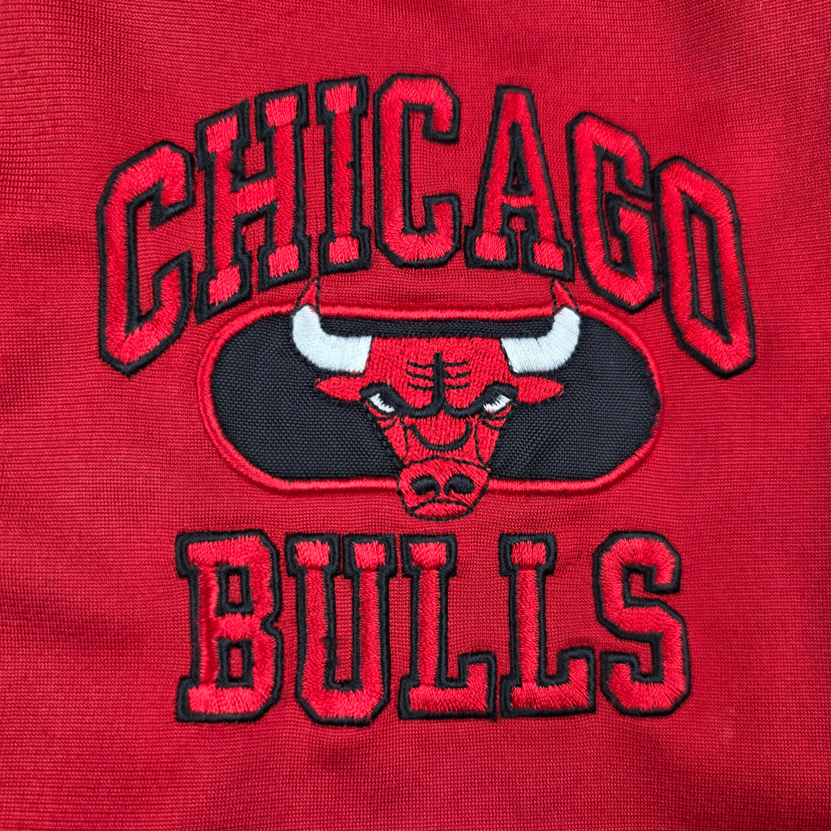 Chicago Bulls Trainingsjacke – Champion (rot/schwarz) – Gr. 164 (13-14 Jahre)