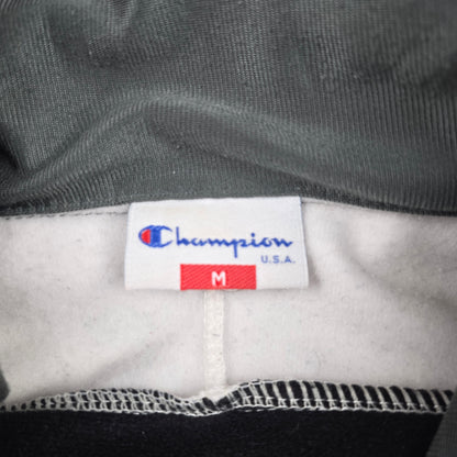 Champion USA Kapuzenjacke – Vintage (schwarz/weiß) – Gr. M