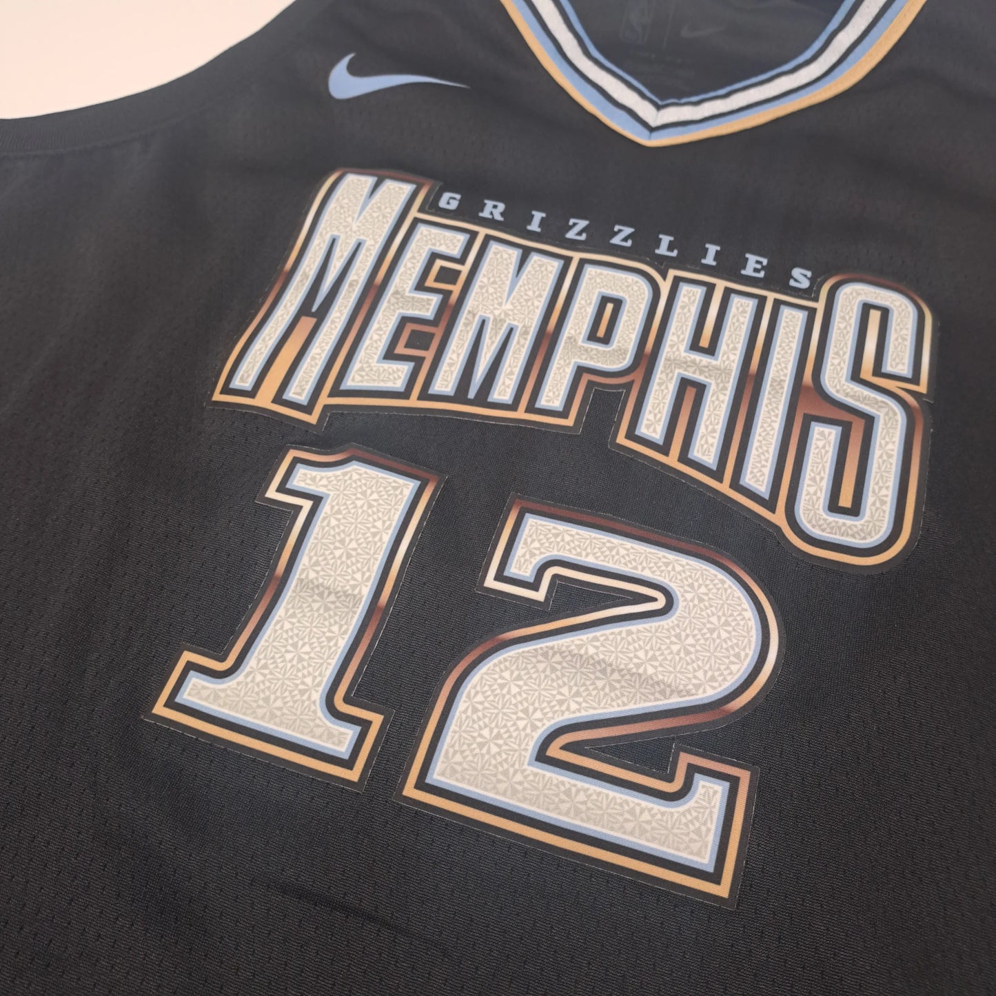 Nike NBA Jersey Memphis Grizzlies #12 Ja Morant Schwarz – Herren M City Edition (gebraucht)