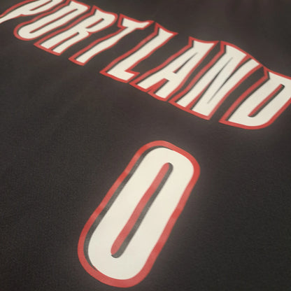 Adidas Portland Trail Blazers #0 Damian Lillard NBA Jersey – Vintage Schwarz Herren M | Secondhand