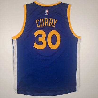 Adidas Golden State Warriors #30 Stephen Curry NBA Jersey – Vintage Blau Herren L | Secondhand
