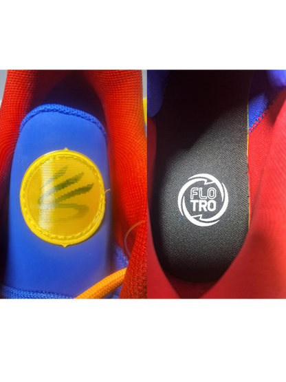 Under Armour Curry 4 Low Flotro – Royal Blue/Yellow | Größe 44,5