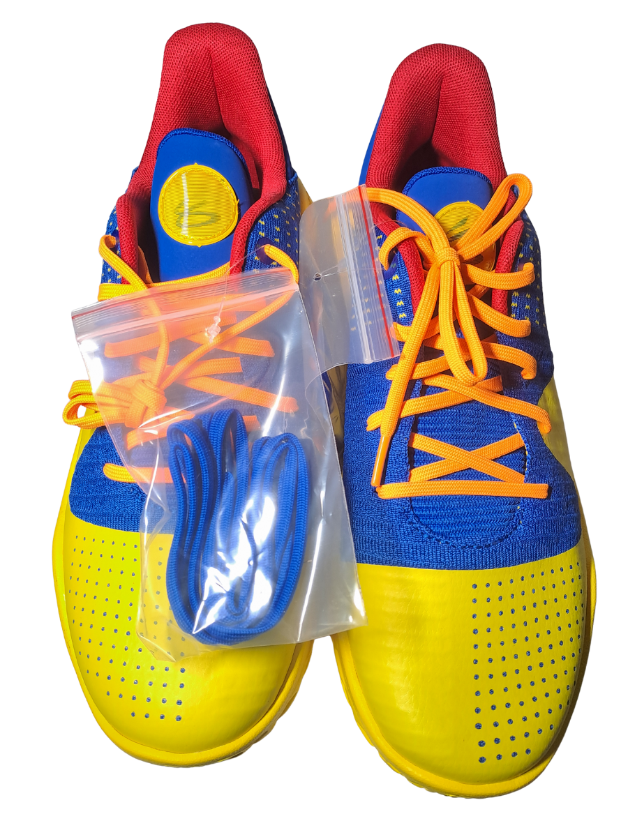 Under Armour Curry 4 Low Flotro – Royal Blue/Yellow | Größe 44,5